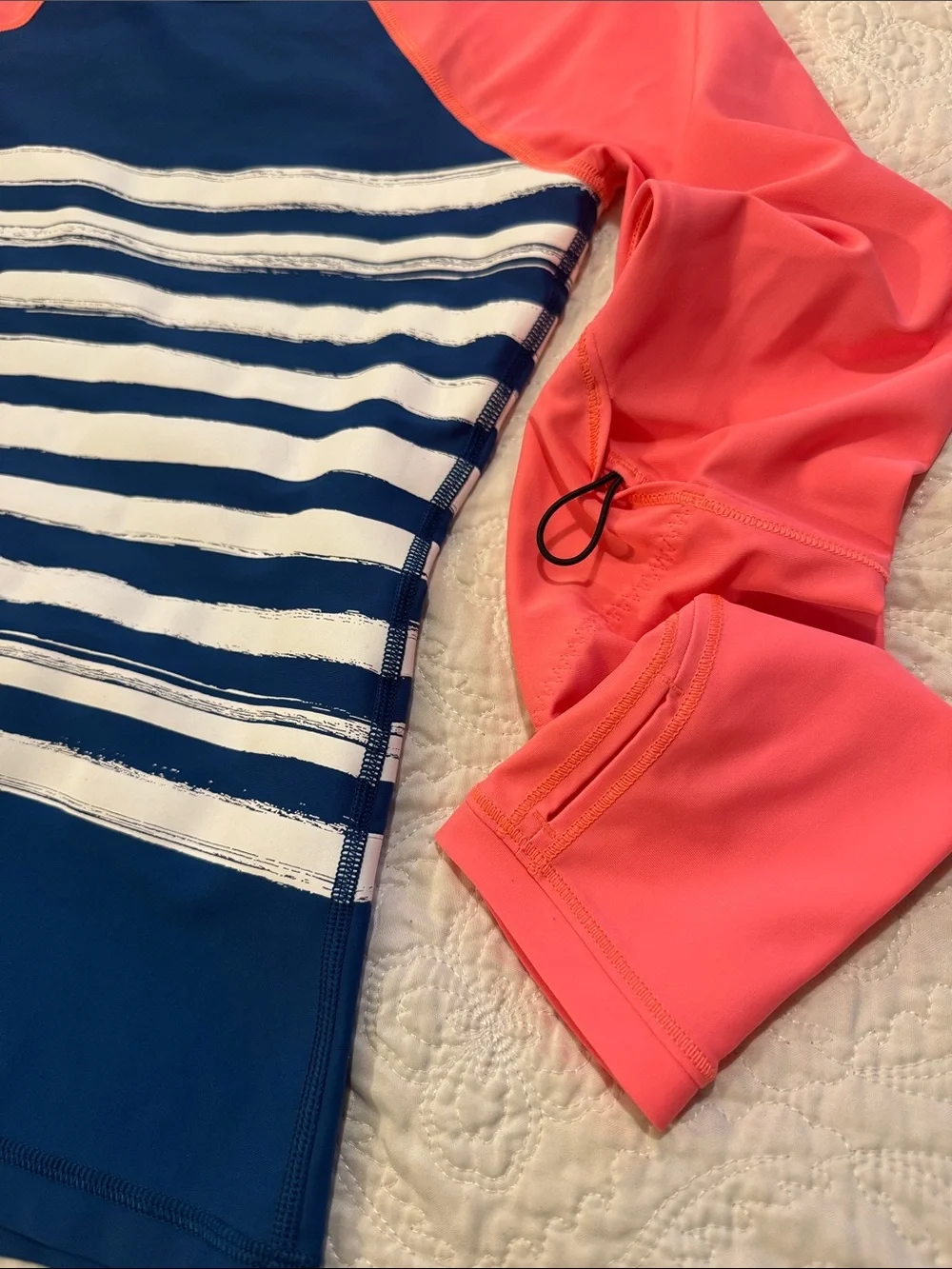 Ivivva Jet Set Blue Underwater Paradise Rashguard